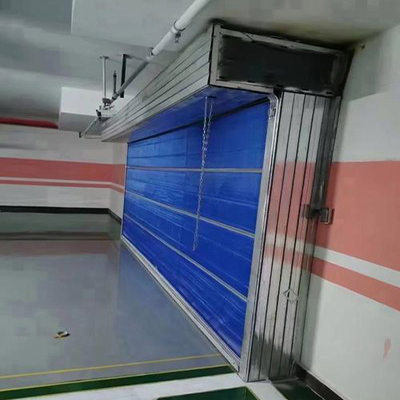 车库防火卷帘门现场展示 车库防火卷帘门现场展示